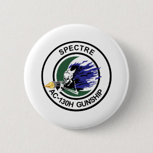 AC-130H Spectre Gunship.PNG 6 Cm Round Badge