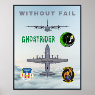 AC-130J Gunship Poster