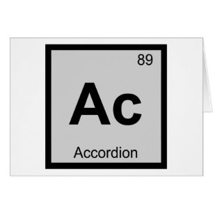 Ac - Accordion Music Chemistry Periodic Table