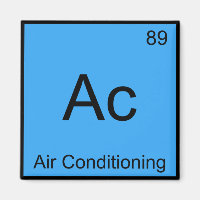 Ac - Air Conditioning Chemistry Element Symbol Tee