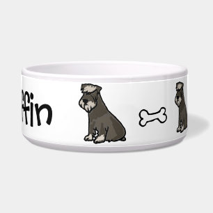 AC- Awesome Schnauzer Pet Bowl