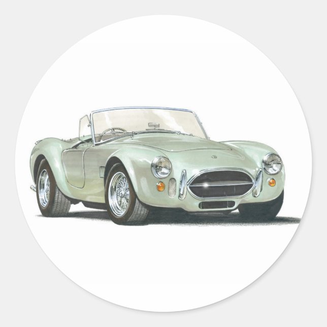 AC Cobra 289 MkIII Classic Round Sticker (Front)