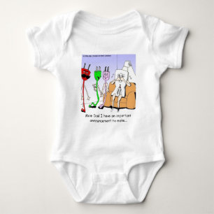 AC/DC Wiring Funny Relationship Gay/Lesbian Gifts Baby Bodysuit