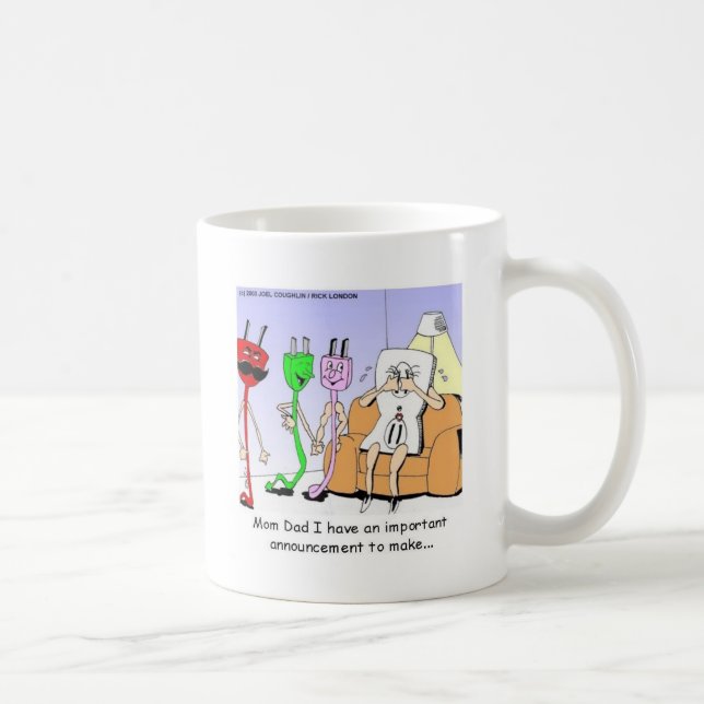 AC/DC Wiring Funny Relationship Gay/Lesbian Gifts Coffee Mug (Right)