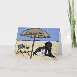 AC-It's a Dog's Life Notecards