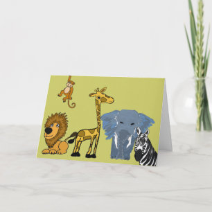 AC- Jungle Friends Thinking of you Card