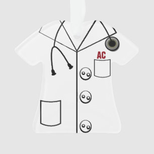 AC LAB COAT ORNAMENT CHRISTMAS (CUSTOMIZABLE)