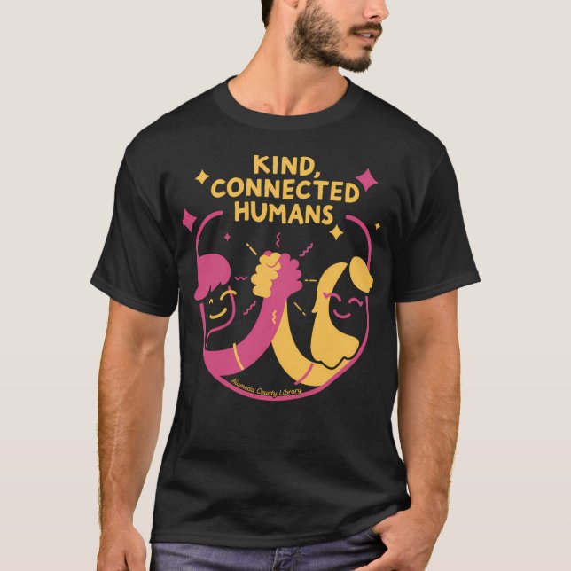 Ac Library - Tutti Fruity Kind Connected Humans T-Shirt (Front)