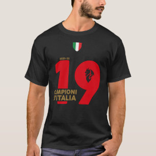 AC Milan CAMPIONI D&X27;ITALIA Champions Of Italy T-Shirt