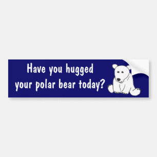AC- Polar Bear Hug Bumper Sticker