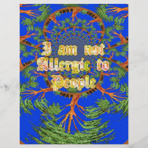 Acacia Alchemy: I Am Not Allergic to People Art