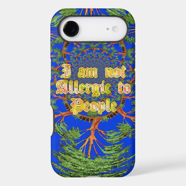 Acacia Alchemy: I Am Not Allergic to People Art  (Back)