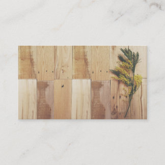 Acacia and Wood Business Cards