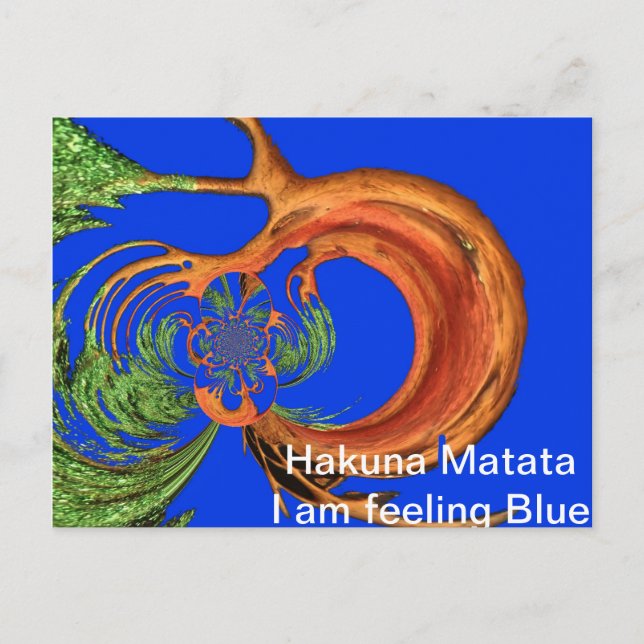 Acacia Circle Art Print Postcard (Front)