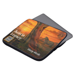 Acacia Legacy™: Golden Sunset Heritage Sleep Mod Laptop Sleeve