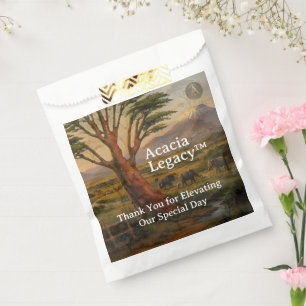 Acacia Legacy™ Panorama   Kenya Mara Safari Celebr Favour Bags