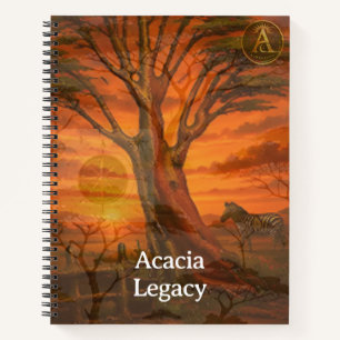 Acacia Legacy™: Sunset Legacy African Horizons Notebook