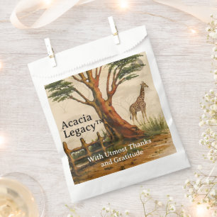 Acacia Legacy™: Thanks You Personalised African Favour Bags