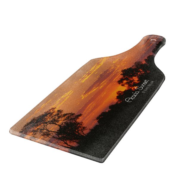 Acacia Sunset Cutting Board (Corner)