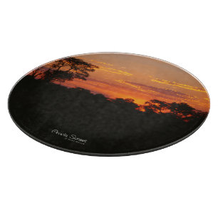 Acacia Sunset Cutting Board