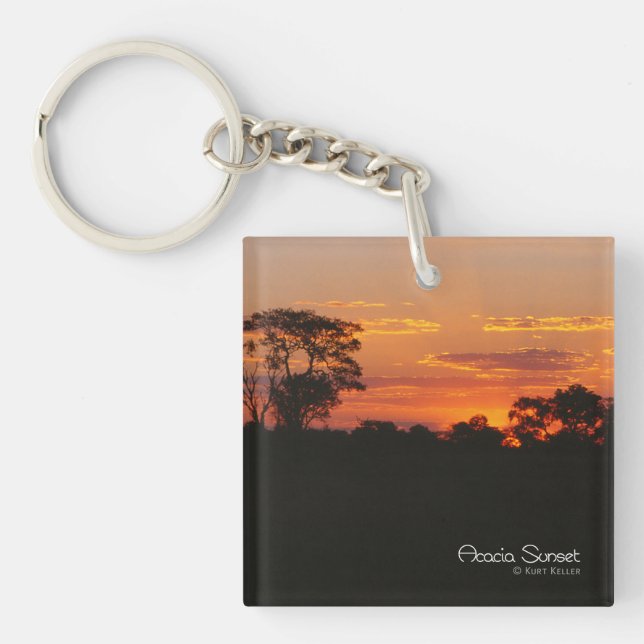 Acacia Sunset Key Ring (Front)