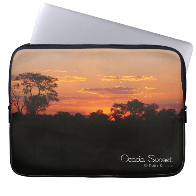 Acacia Sunset Laptop Sleeve (Front)