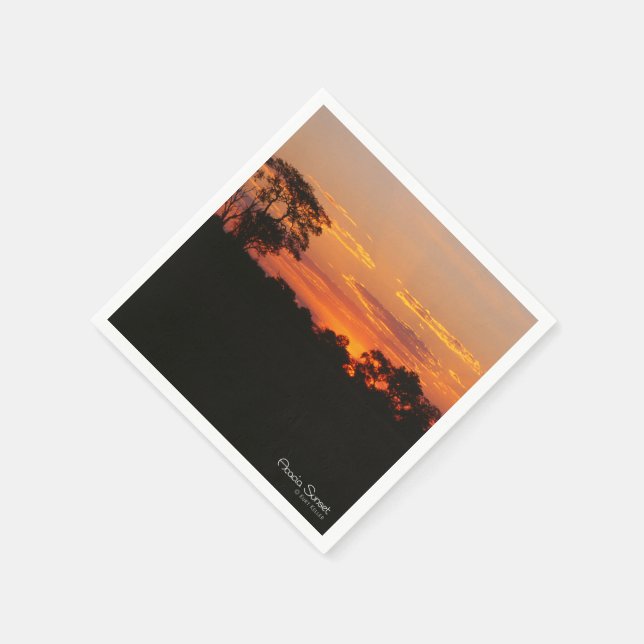 Acacia Sunset Napkin (Corner)