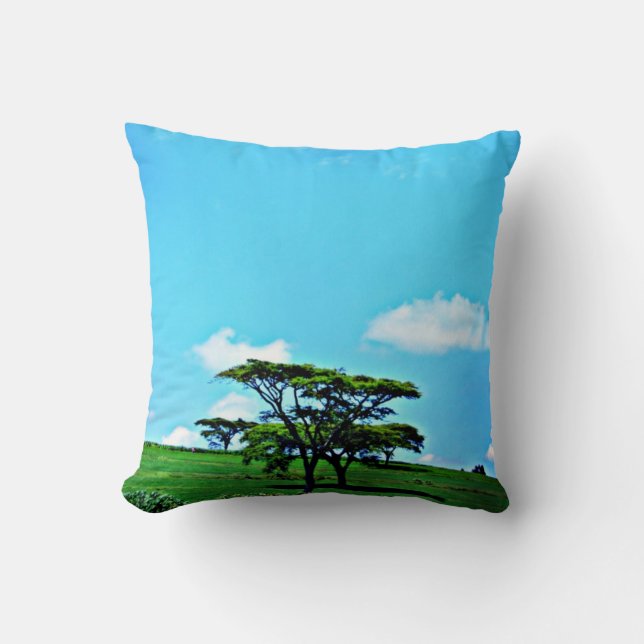 Acacia Tree in Kenya Cushion (Front)
