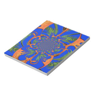 Acacia Tree Kaleidoscope Art Print Notepad