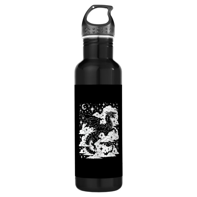 Academia Fantasy  Book Lover Bookish Goblincore 710 Ml Water Bottle (Front)