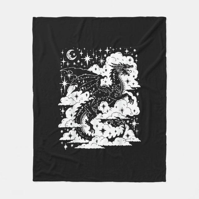 Academia Fantasy  Book Lover Bookish Goblincore Fleece Blanket (Front)