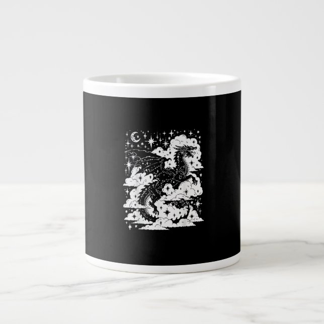 Academia Fantasy  Book Lover Bookish Goblincore Large Coffee Mug (Front)