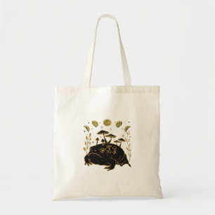 Academia Moon Witchy Goblincore Aesthetic Frog Cla Tote Bag