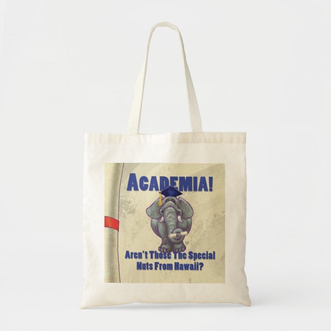 Academia Scroll Tote Bag (Front)