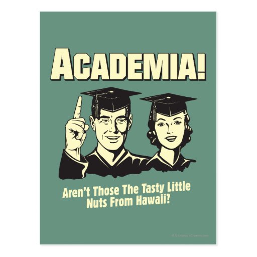 Image of Academia: Tasty Nuts From Hawaii Postcard