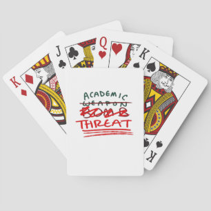 Academic Bomb Classic Playing Cards