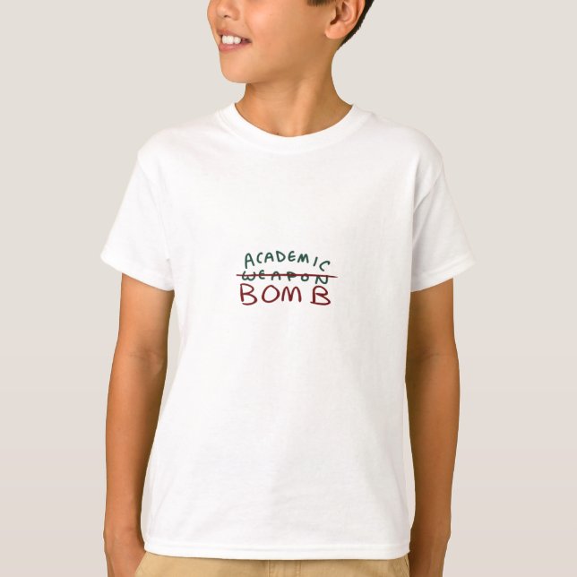 Academic Bomb Oversized T-Shirt (Front)