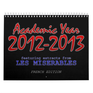 Academic Calendar 2012-2013, French