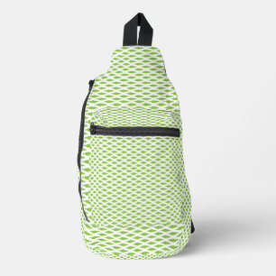 Academic Green Pattern for Success Sling Bag