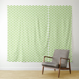 Academic Green Pattern for Success Tapestry
