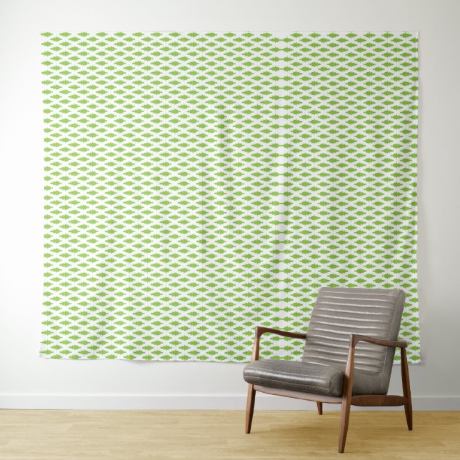 Academic Green Pattern for Success Tapestry (In Situ (Horizontal))