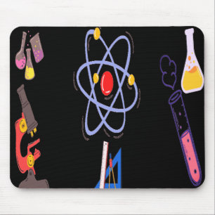 Academic Mouse Pad With Scientific Elements
