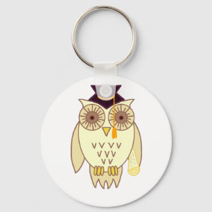 Academic Owl Key Ring