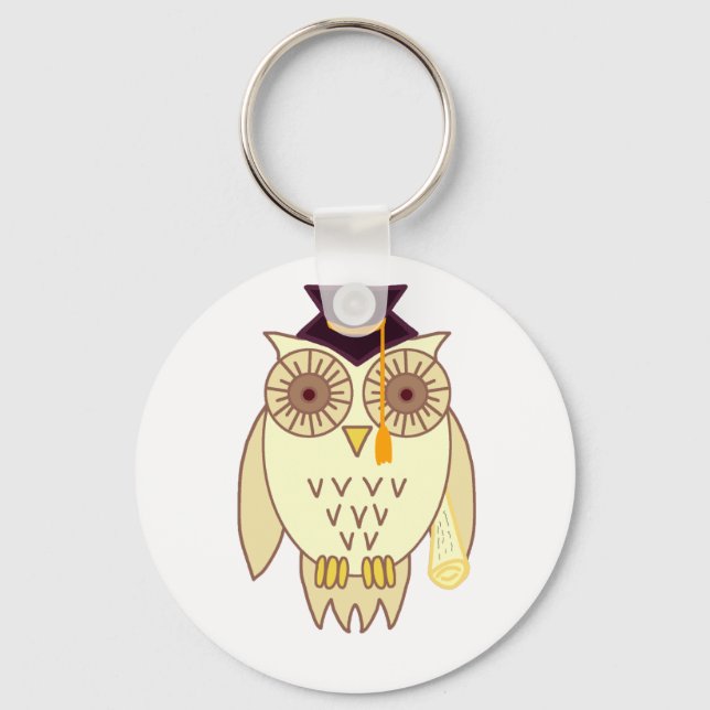 Academic Owl Key Ring (Front)