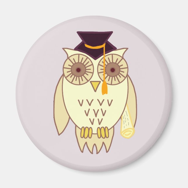 Academic Owl Magnet (Front)