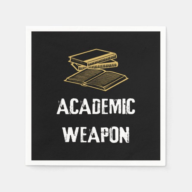Academic Weapon - Back to School Napkin (Front)