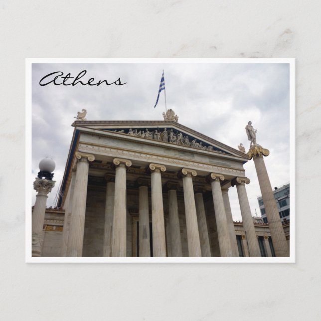 academy athens front postcard (Front)