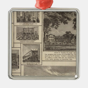 Academy of the Immaculate Conception Metal Tree Decoration