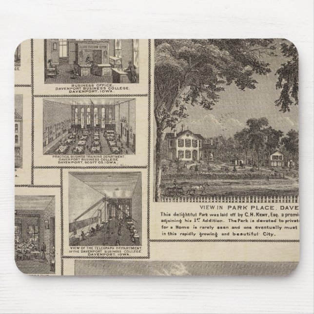 Academy of the Immaculate Conception Mouse Mat (Front)