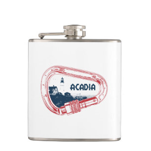 Acadia Climbing Carabiner Hip Flask